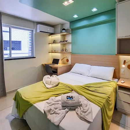 Apartamento Flat Novinho 4 Pessoas 500m Praia Meireles Compact Fortaleza (Ceara)